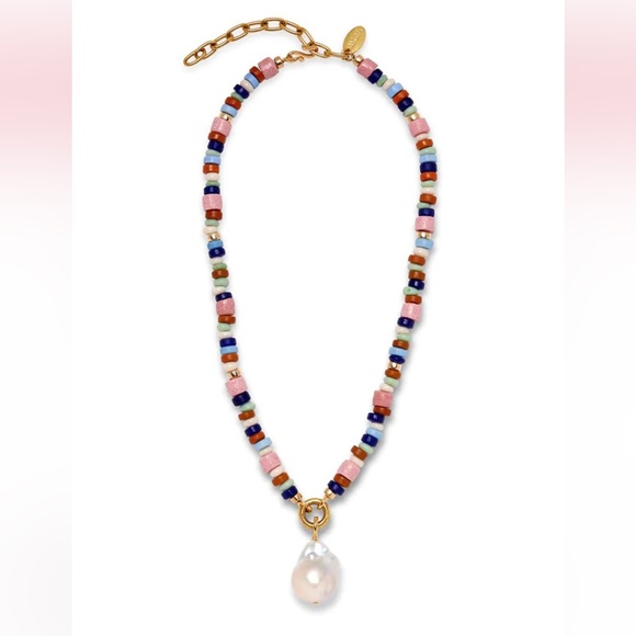 Lizzie Fortunato Jewelry - NWOT Lizzie Fortunato Grove Necklace in Multi Color Bead Necklace w/ pearl